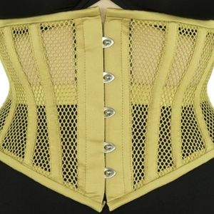 Underbust Waspie Mesh Corset cosplay steampunk